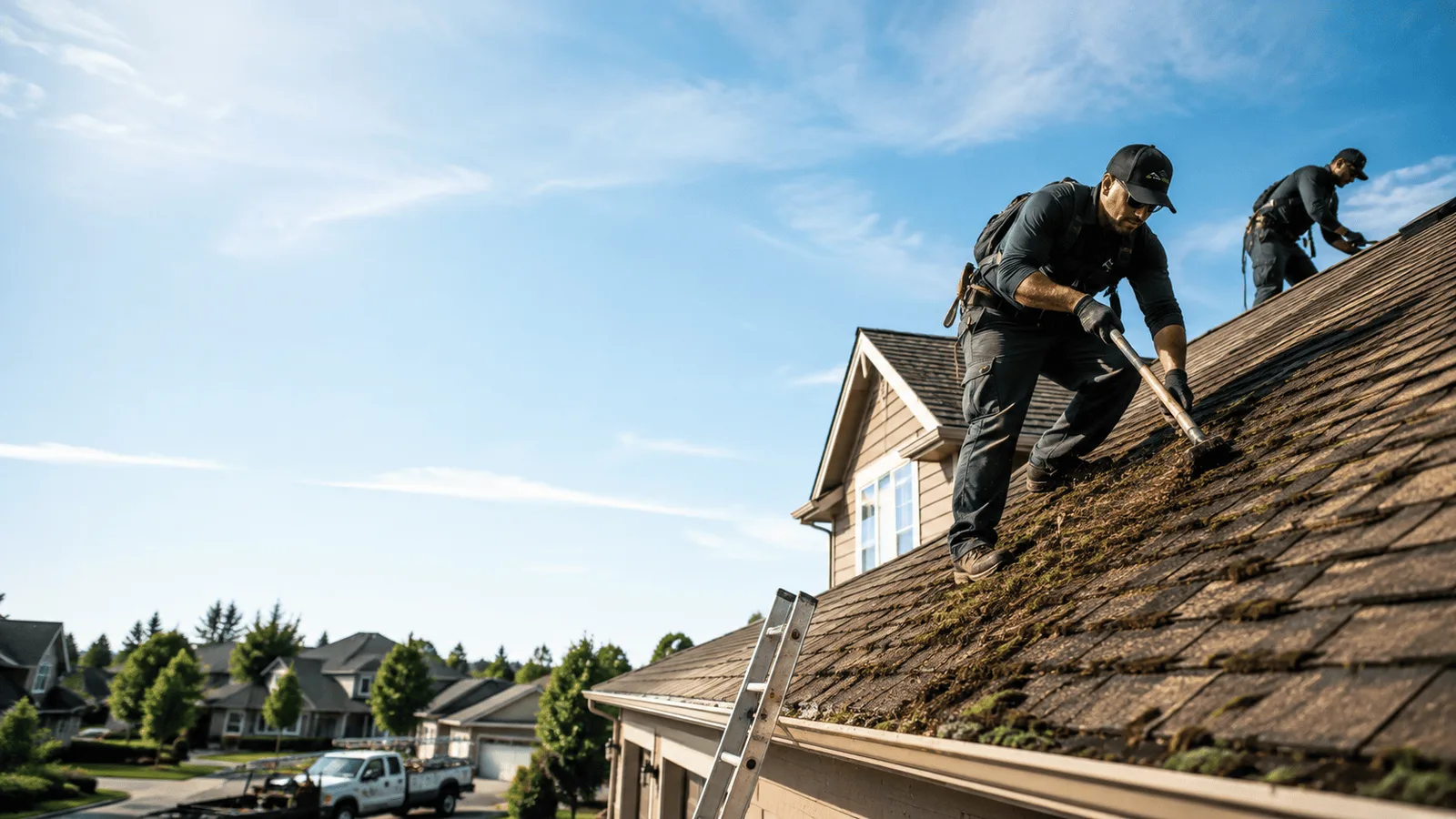 Roof Moss Removal in Rosendale, WI near me